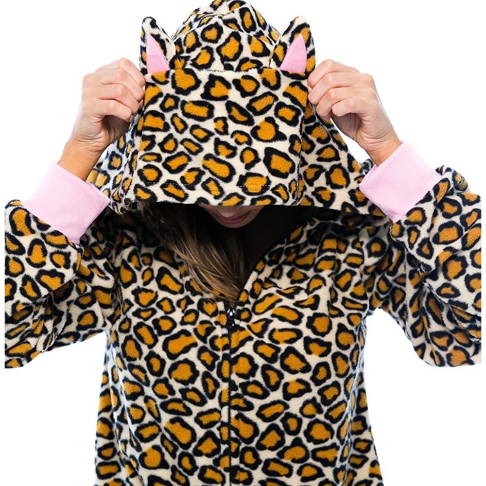 Cheetah/Leopard Cat Onsie